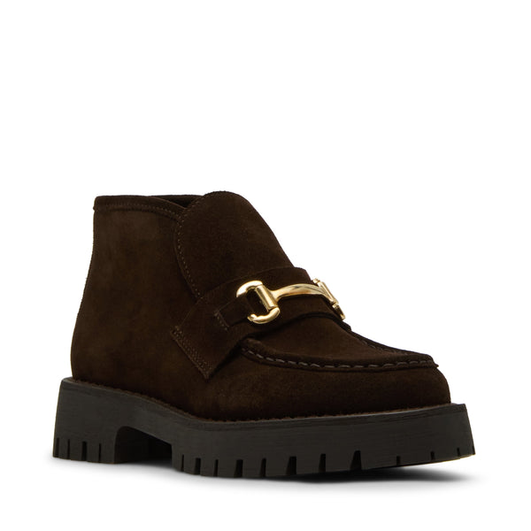 סטיב מאד - נעלי מוקסין גבוהות לנשים LEON בחום