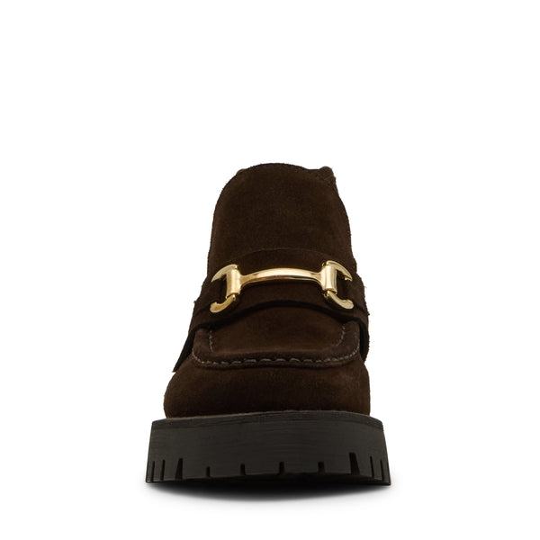 סטיב מאד - נעלי מוקסין גבוהות לנשים LEON בחום