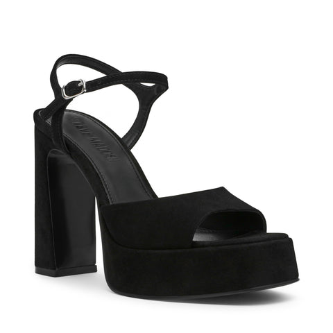 סנדלי עקב פלטפורמה מזמש LIANDRA בשחור