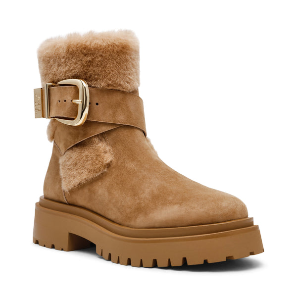 סטיב מאד - מגפוני זמש לנשים LODGE בקאמל