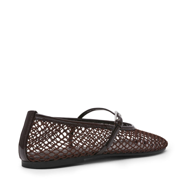 סטיב מאד - נעלי סירה שטוחות MAGS בחום רשת