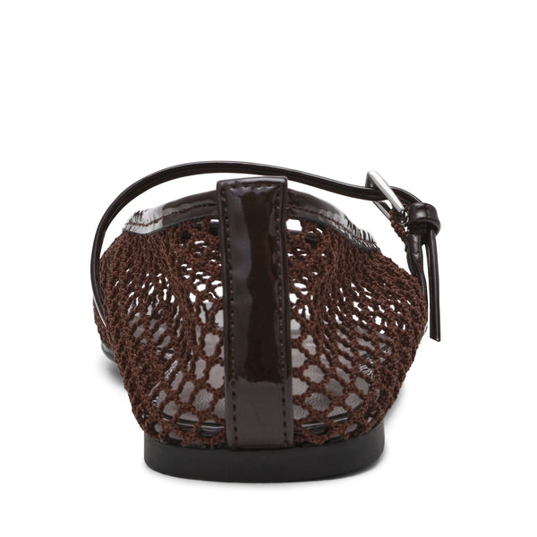 סטיב מאד - נעלי סירה שטוחות MAGS בחום רשת