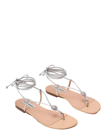 סנדלי קשירה MARISAH בגוון כסוף