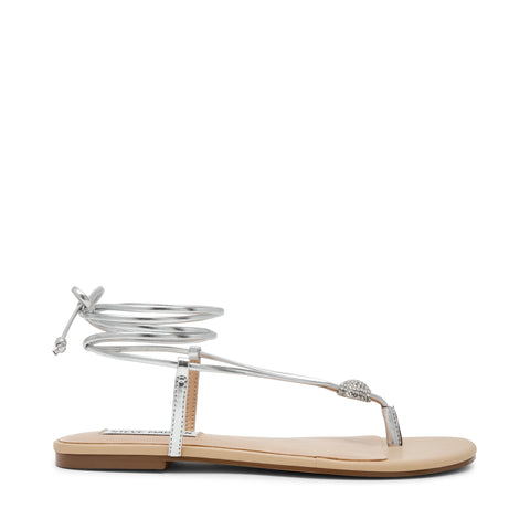 סנדלי קשירה MARISAH בגוון כסוף