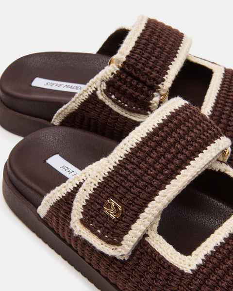 סטיב מאד - סנדלים שטוחים לנשים MAYSIE בחום