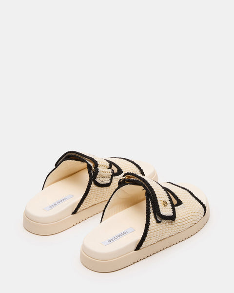 סטיב מאד - כפכפים שטוחים לנשים MAYSIE בגוון קרם