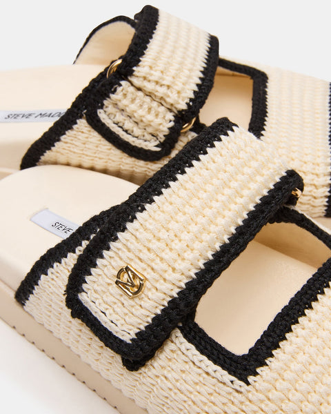 סטיב מאד - כפכפים שטוחים לנשים MAYSIE בגוון קרם