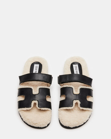 כפכפי סלייד פרוותיים MAYVEN-F בשחור