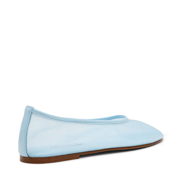 סטיב מאד - נעלי סירה שטוחות MEADOW-M בתכלת שקוף