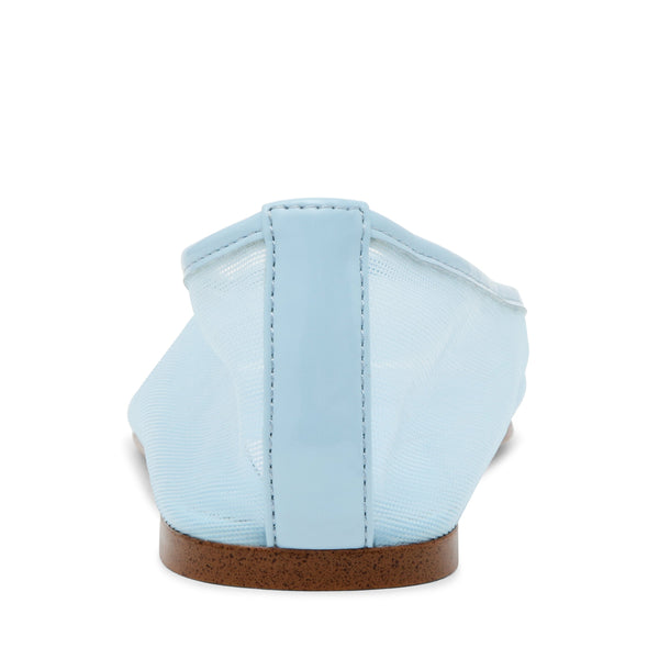 סטיב מאד - נעלי סירה שטוחות MEADOW-M בתכלת שקוף