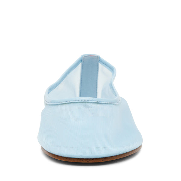 סטיב מאד - נעלי סירה שטוחות MEADOW-M בתכלת שקוף