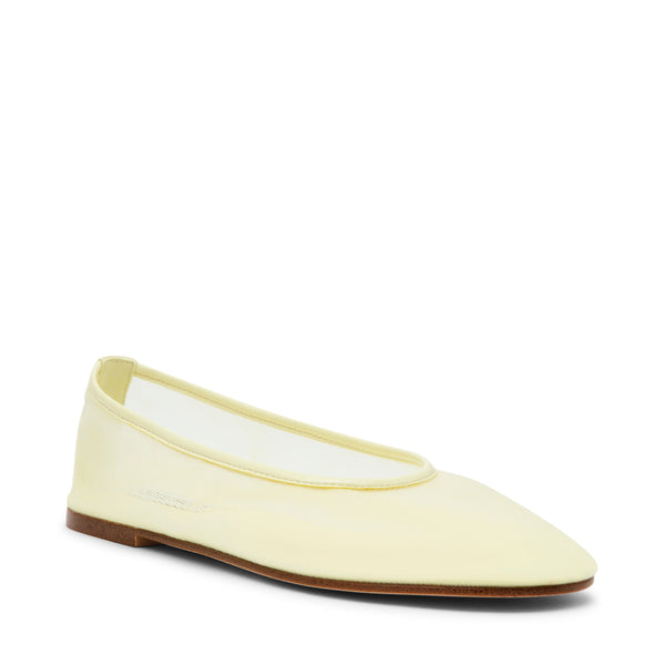 סטיב מאד - נעלי סירה שטוחות MEADOW-M בצהוב שקוף