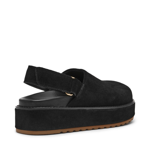 סטיב מאד - כפכפי קלוגס מזמש לנשים MELLOW בשחור