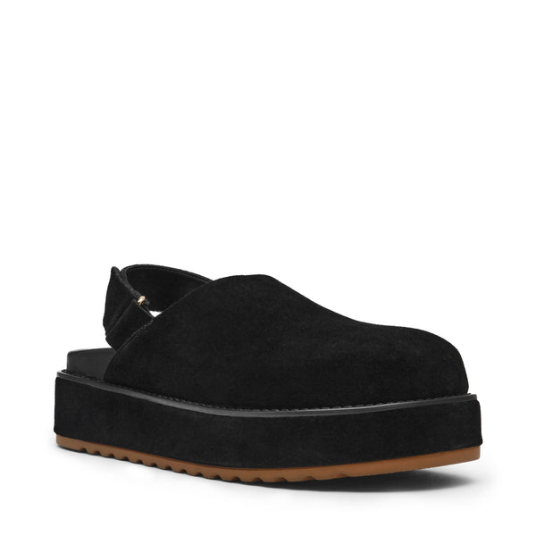 סטיב מאד - כפכפי קלוגס מזמש לנשים MELLOW בשחור