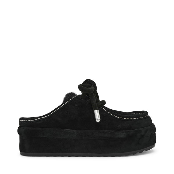 סטיב מאד - כפכפי מוקסין לנשים MELVILLE בשחור