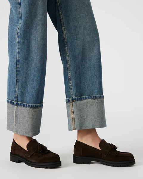 סטיב מאד - מוקסין זמש לנשים MINKA בחום