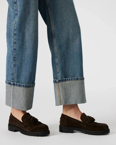 מוקסין זמש לנשים MINKA בחום