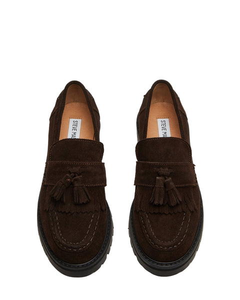 סטיב מאד - מוקסין זמש לנשים MINKA בחום