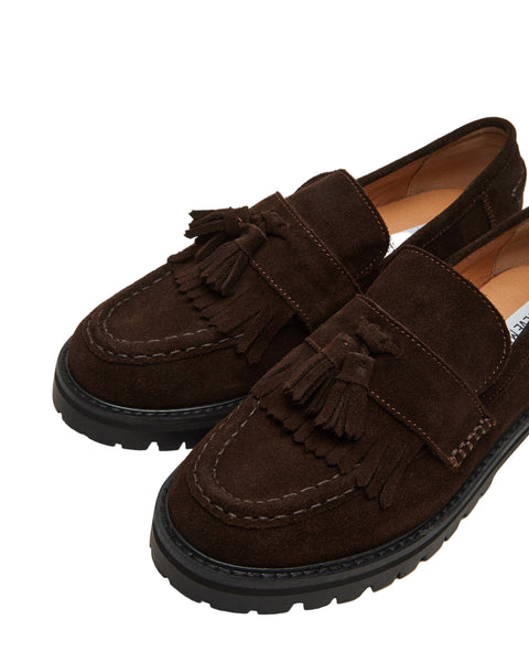 סטיב מאד - מוקסין זמש לנשים MINKA בחום