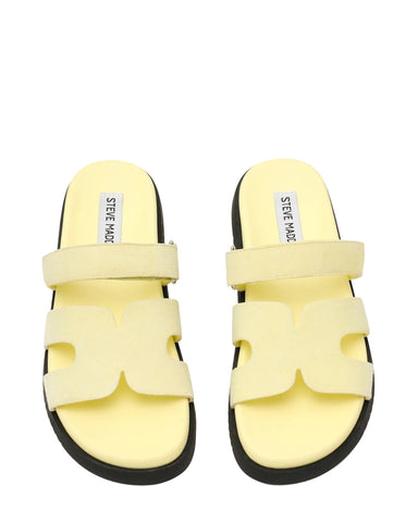 כפכפי סלייד זמש לנשים MISSILE בצהוב