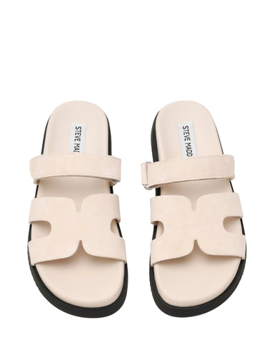 כפכפי סלייד זמש לנשים MISSILE בלבן