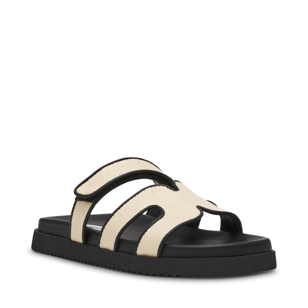 סטיב מאד - כפכפי סלייד לנשים MISSILE בגוון קרם