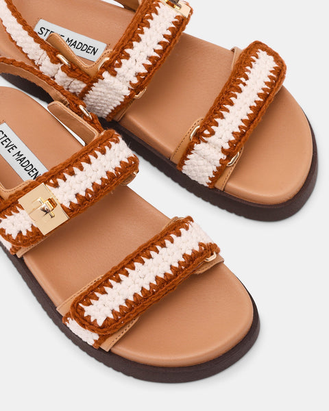 סטיב מאד - סנדלים לנשים MONA-M באבן חום