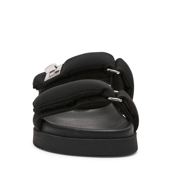 סטיב מאד - סנדלים שטוחים לנשים MONAT בשחור