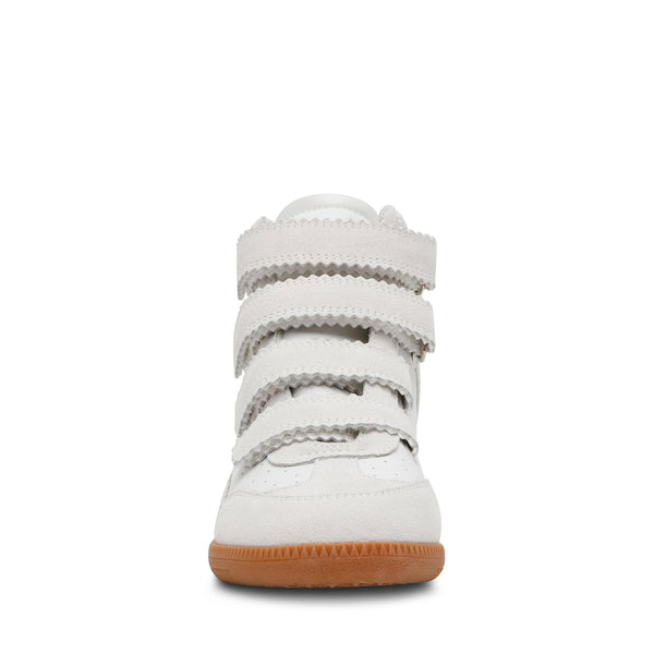 סטיב מאד - סניקרס פלטפורמה מזמש MUSTANG בלבן