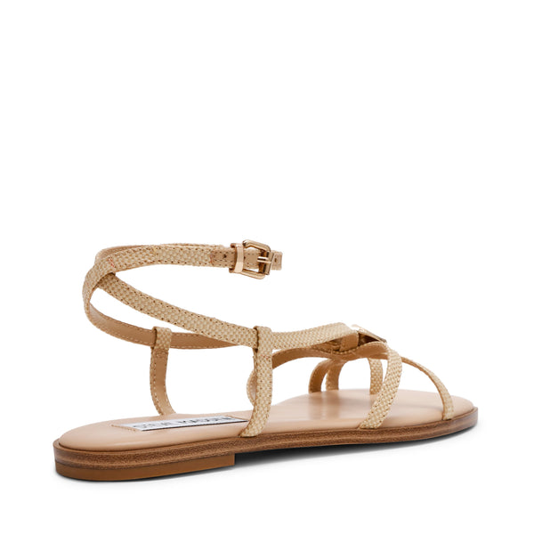 סטיב מאד - סנדלים שטוחים לנשים NAPA-VALLEY בגוון טבעי