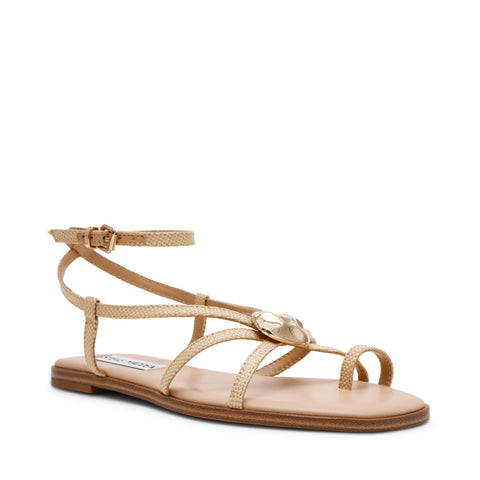 סנדלים שטוחים לנשים NAPA-VALLEY בגוון טבעי