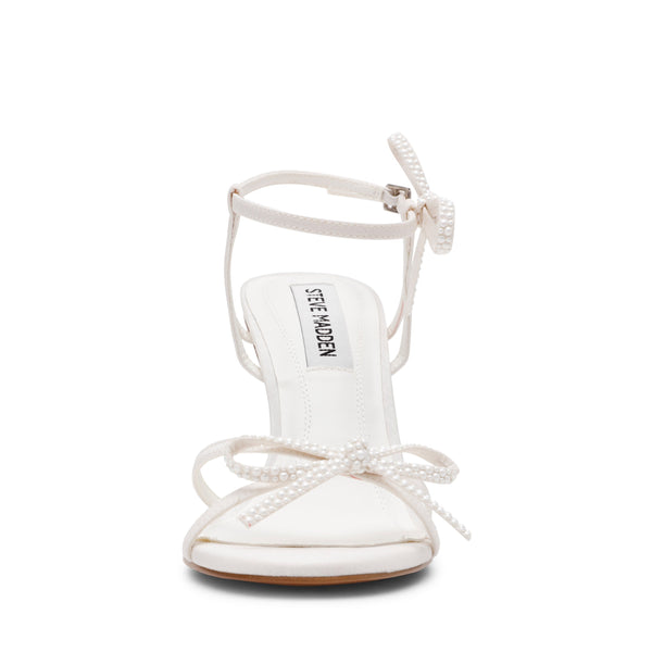 סטיב מאד - סנדלי עקב NIXON-P בלבן פנינה