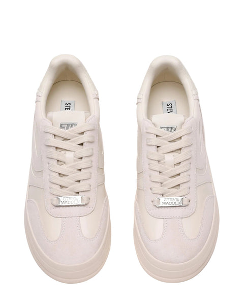 סטיב מאד - סניקרס פלטפורמה זמש OFF-TRACK בגוון אבן