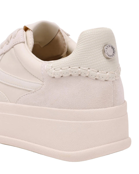 סטיב מאד - סניקרס פלטפורמה זמש OFF-TRACK בגוון אבן