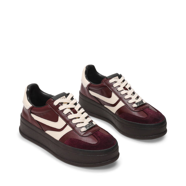 סטיב מאד - סניקרס עור לנשים OFF-TRACK בבורדו