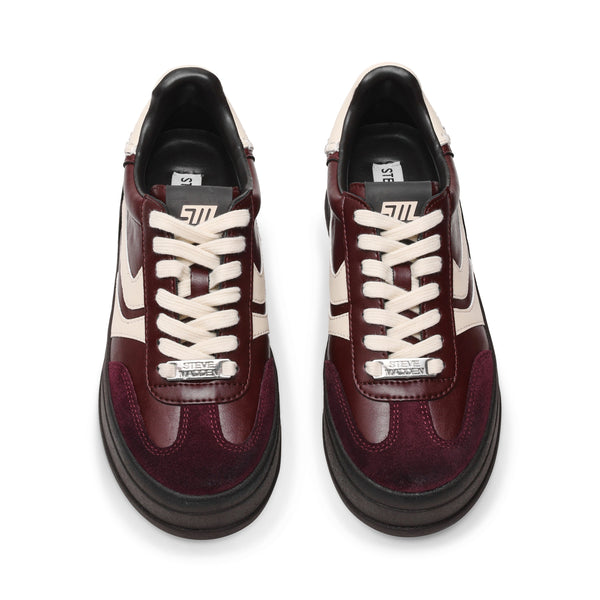 סטיב מאד - סניקרס עור לנשים OFF-TRACK בבורדו