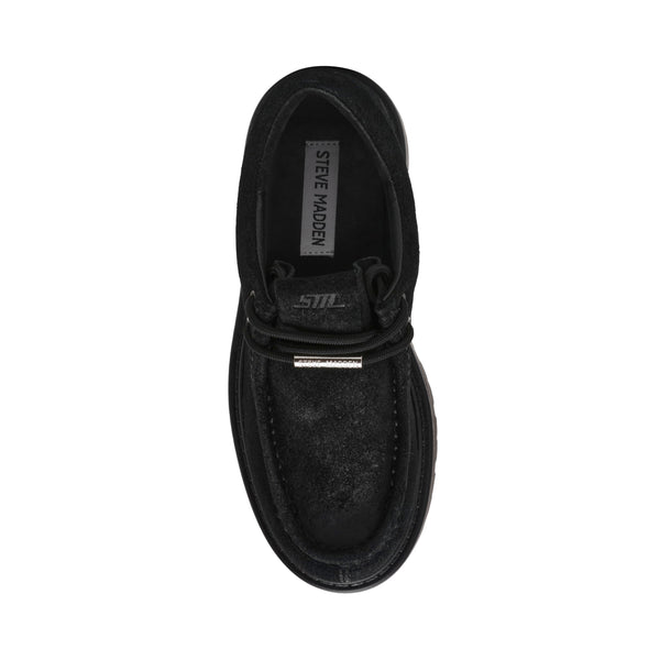 סטיב מאד - נעלי מוקסין מזמש לנשים OFFSETTER בשחור