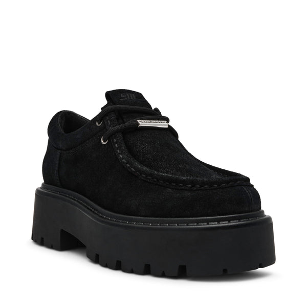 סטיב מאד - נעלי מוקסין מזמש לנשים OFFSETTER בשחור