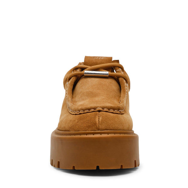 סטיב מאד - נעלי מוקסין מזמש לנשים OFFSETTER בקאמל