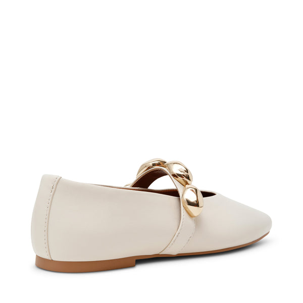 סטיב מאד - נעלי סירה שטוחות מעור POPPIN באבן