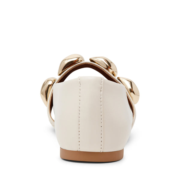 סטיב מאד - נעלי סירה שטוחות מעור POPPIN באבן