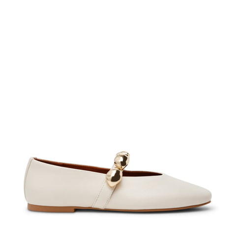 נעלי סירה שטוחות מעור POPPIN באבן