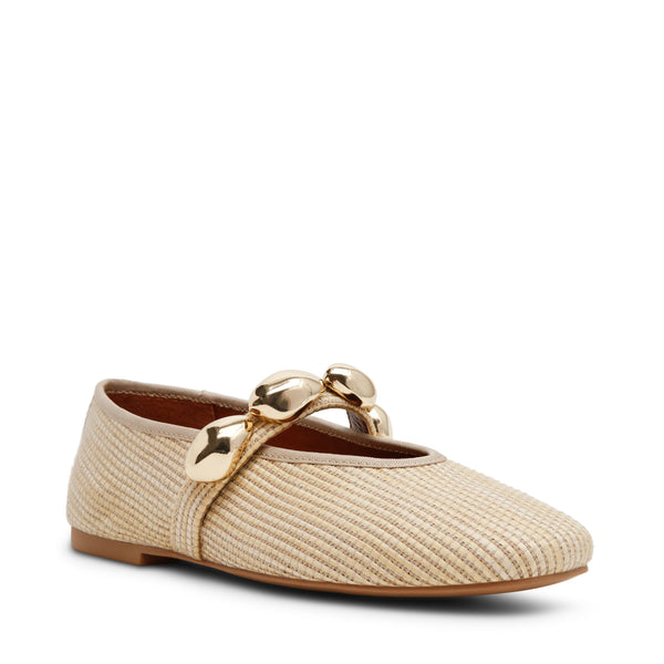 סטיב מאד - נעלי סירה שטוחות POPPIN בגוון טבעי