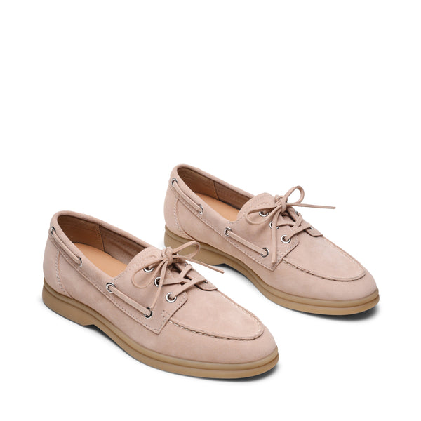 סטיב מאד - נעלי מוקסין מזמש לנשים PORTS בגוון אבן