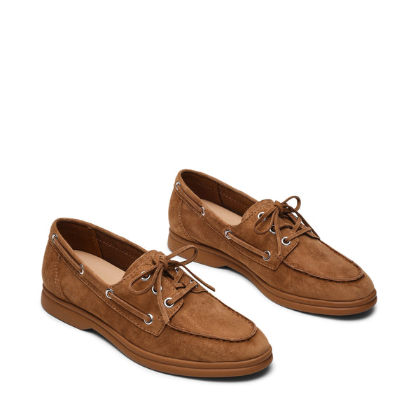 סטיב מאד - נעלי מוקסין מזמש לנשים PORTS בקאמל