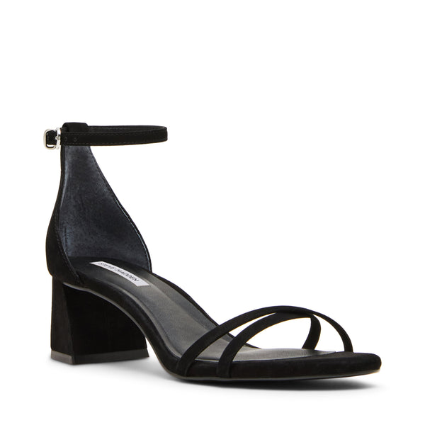 סטיב מאד - סנדלי עקב בינוני RAE בשחור