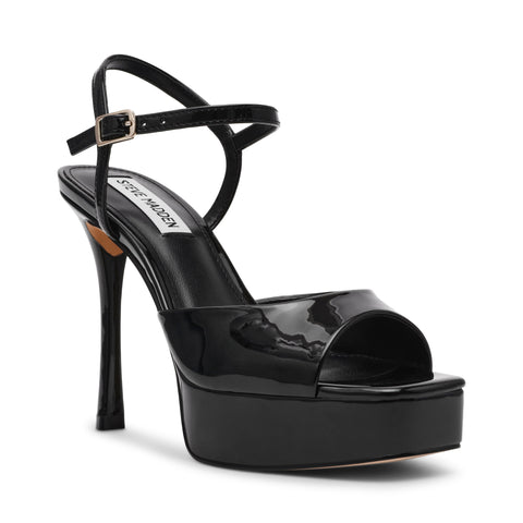 סנדלי עקב פלטפורמה REKINDLE בשחור