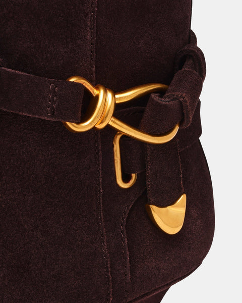 סטיב מאד - מגפוני זמש לנשים ROLLER בחום