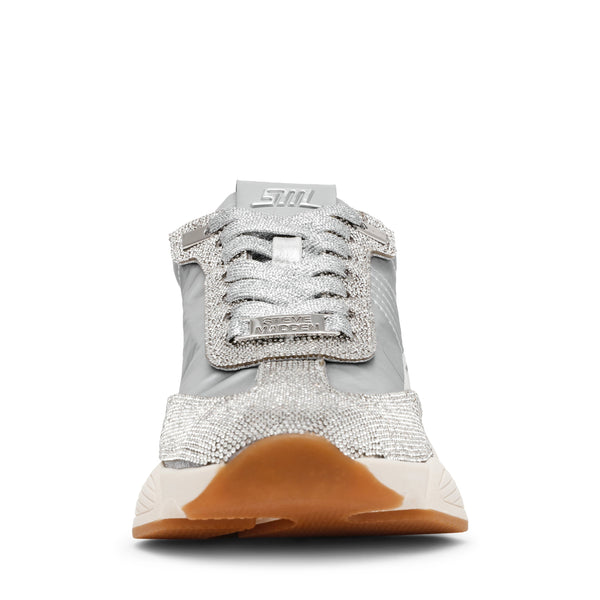 סטיב מאד - סניקרס לנשים SETBACK-R בכסוף משובץ