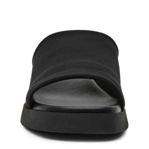 סטיב מאד - כפכפי פלטפורמה SLIDESTER בשחור